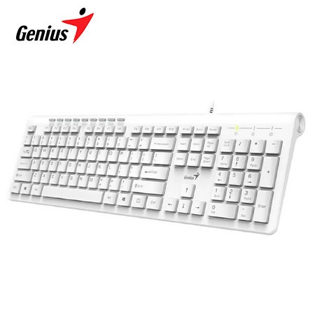 Teclado Genius Slimstar 230 USB White SP (0027154)