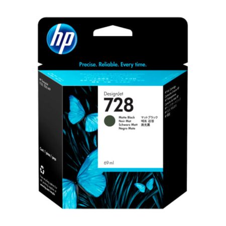 Tinta HP F9J64A (728) Matte Black 69ML