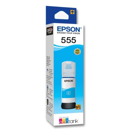 Botella de Tinta Epson T555220 (555) Cyan 70ml