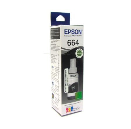 Botella de Tinta Epson T664 (T664120) Negro 70ml