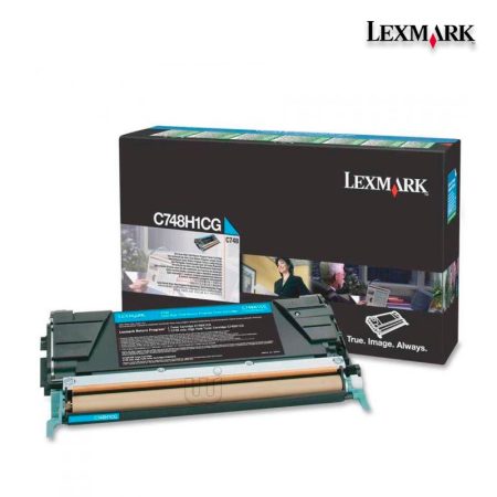 Tóner Lexmark C748H1CG Cyan 10,000pag