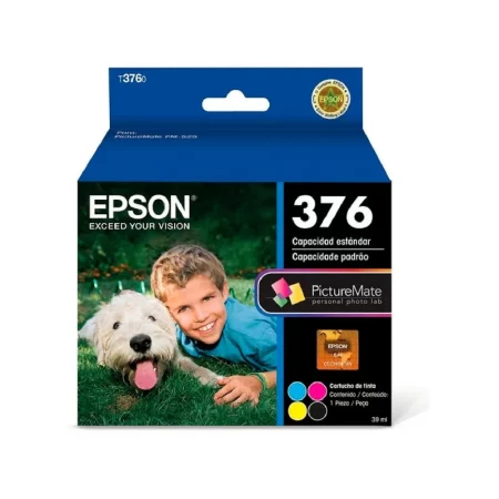 Cartucho Fotográfico Epson T376020 (376)  4 Colores Picture Mate PM-525