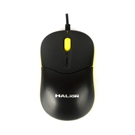 Mouse Halion C/Cable Ha-M1965 Yellow/Black