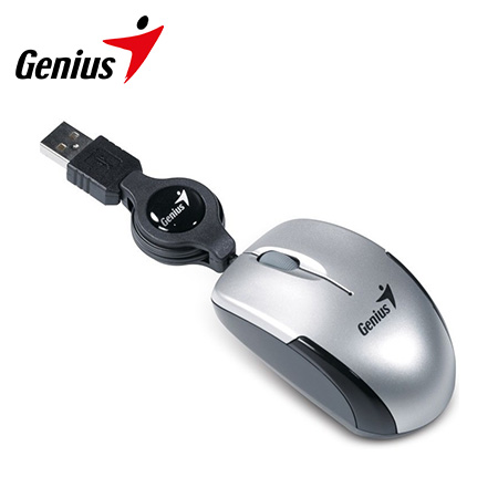 Mouse Genius Micro Traveler V2 USB Silver EU (0027821)