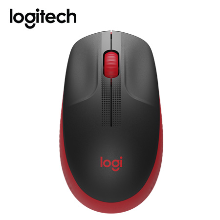 Mouse Logitech M190 Wireless Full-Size Red (910-005904)