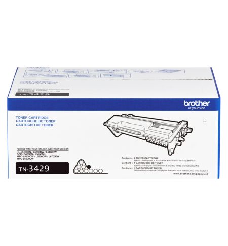 Toner Brother TN-3429 Negro, Rendimientpo 3,000 pag.