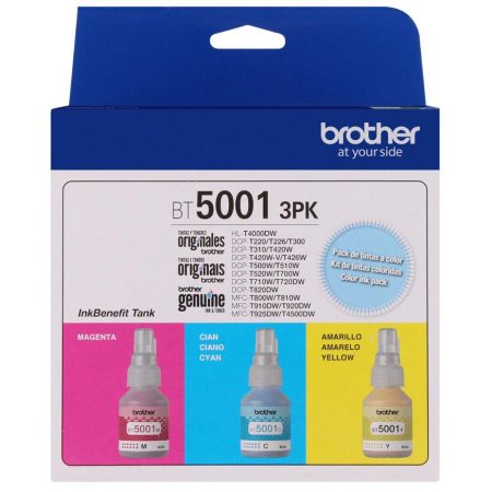 Tintas Brother BT-5001 3PK-Tank Color 5,000 paginas