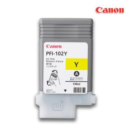 Tinta Canon PFI-102Y Yellow 130ML iPF750 iPF710