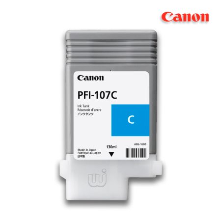 Tinta Canon PFI-107C Cyan 130ML iPF680 iPF685