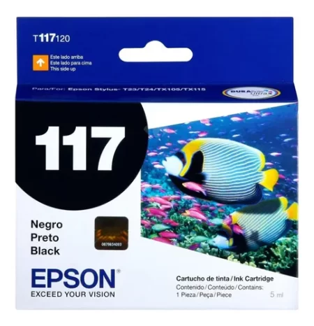 Tinta Epson T117120 (117) Negro 180 Pag