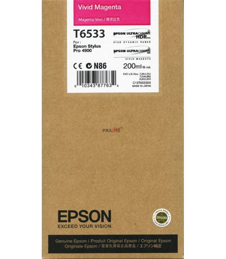 Tinta Epson T653300 Vivid Magenta (200ML)