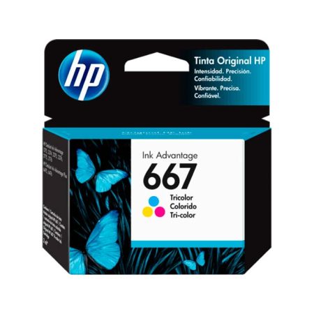 Tinta HP 3YM78AL (667) Tricolor 100 Pag. | DeskJet 2775, 6475