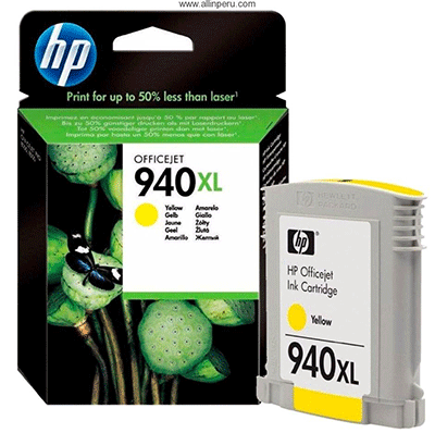 Tinta HP C4909AL (940XL) Yellow 1,400 Pag. OfficeJet Pro 8500