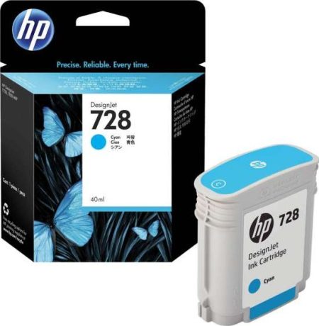 Tinta HP F9J63A (728) Cyan 40ML