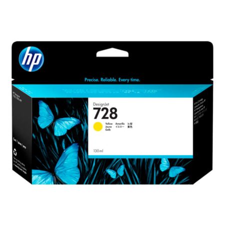 Tinta HP F9J65A (728) Yellow 130ML | DesignJet T730, T830
