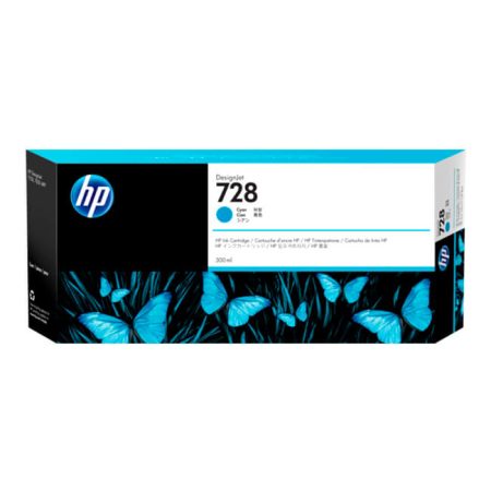 Tinta HP F9K17A (728) Cyan 300ML | DesignJet T730, T830