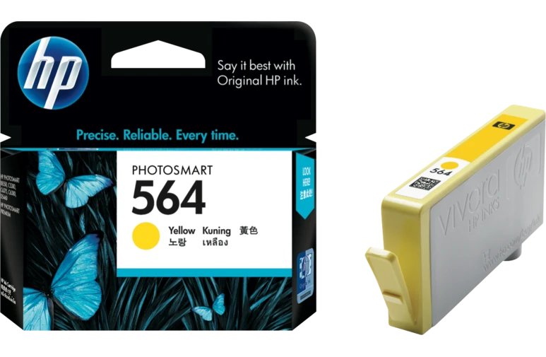 Tinta Hp CB320WL (564) Yellow 300 Pag. Photosmart D5460 - Imagen 2