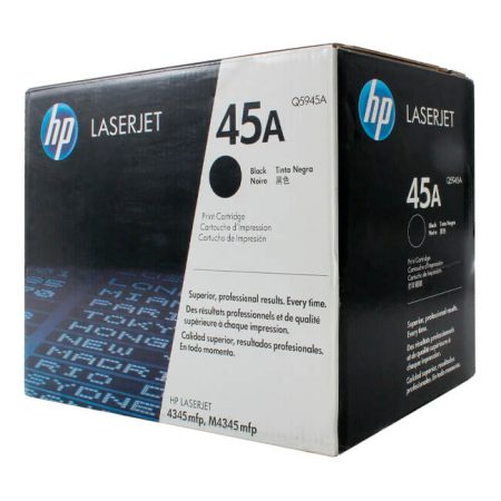 Tóner Hp 45A (Q5945A) Negro 18,000 Pag LaserJet Pro 4345