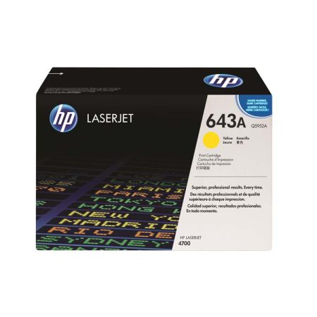 Tóner Hp 643A (Q5952A) Yellow 10,000 Pag Color LaserJet 4700