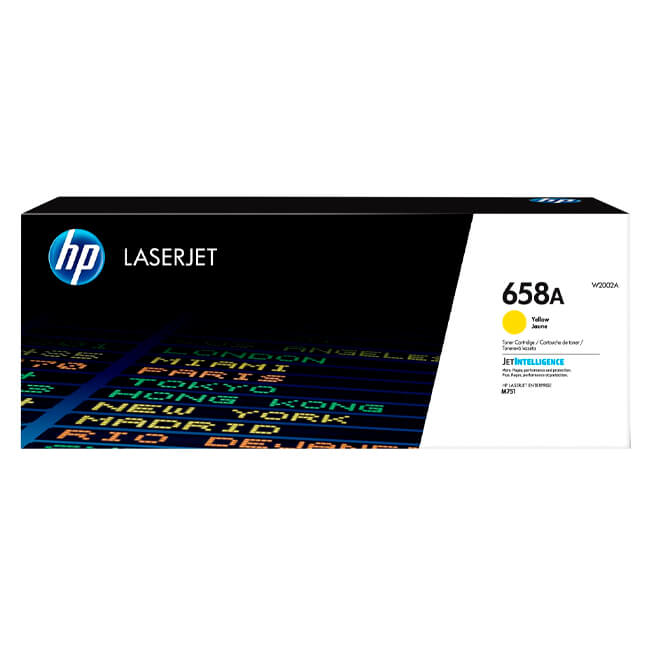 Tóner Hp 658A (W2002A) Yellow 6,000 Pag Color LaserJet Enterprise M751