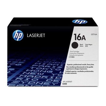 Tóner Hp 16A (Q7516A) Negro 12,000 Pag LaserJet 5200