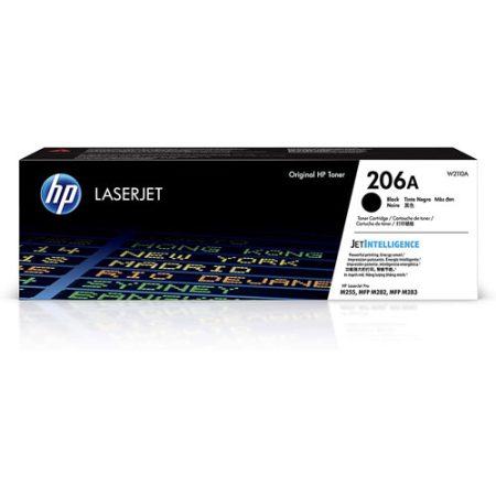 Tóner Hp 206A (W2110A) Negro 1,350 Pág Color LaserJet Pro M454