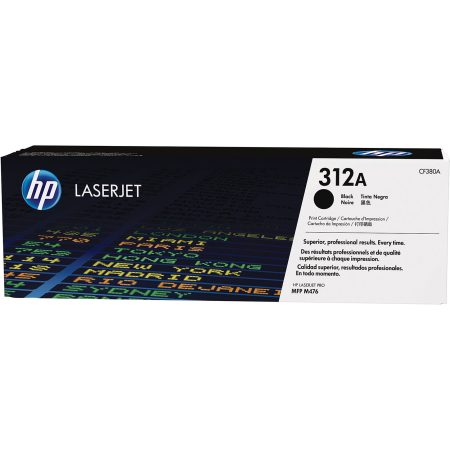 Toner Hp 312A (CF380A) Negro 2,400 Pag LaserJet Pro 400 color