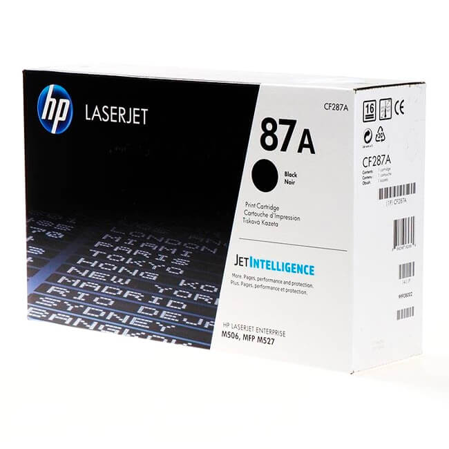 Tóner Hp 87A (CF287A) Negro 9,000 Pag LaserJet Pro M506dn - Imagen 3