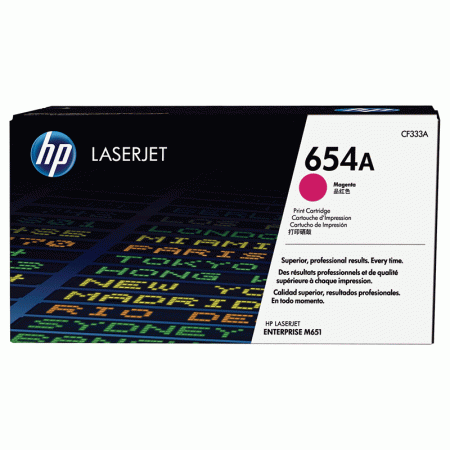 Tóner Hp 654A (CF333A) Magenta 15,000 Pag Color LaserJet Enterprise M651dn