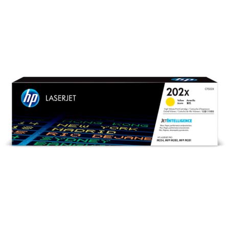 Toner Hp CF502X (202X) Yellow 2,500pag Color LaserJet Pro MFP M281fdw