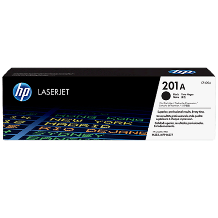 Toner Hp 201A (CF400A) Negro 1,500 Pag Laserjet M252DW