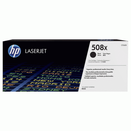 Toner Hp 508X (CF360X) Negro 12,500 Pag LaserJet Pro M577dn