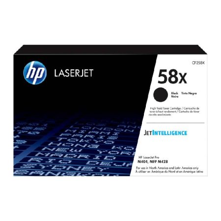 Toner Hp 58X (CF258X) 10,000 Pag LaserJet Pro M404n