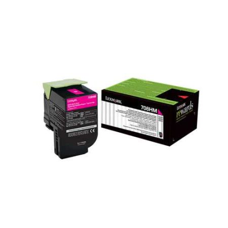 Tóner Lexmark 70C8HM0 Magenta 3,000pag