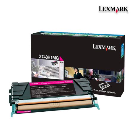 Tóner Lexmark X748H1MG Magenta 10,000pag