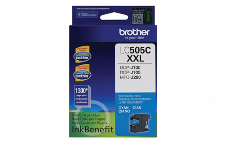 Tinta Brother LC-505C Cyan 1,200 paginas