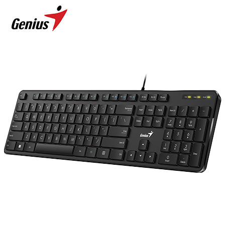 Teclado Genius Slimstar M200 USB Black SP (0028051)
