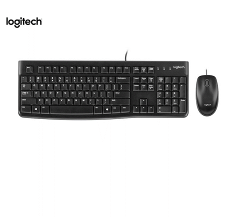 Teclado Logitech + Mouse MK120 USB SP Black (920-004428)