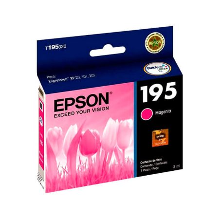 Tinta Epson T195320 (195) Magenta 210 Pag