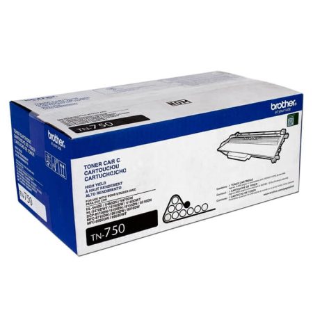 Toner Brother TN-750 Negro 8,000 paginas