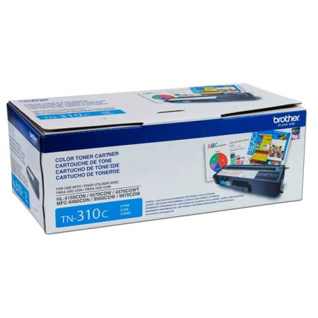 Toner Brother TN-310C Cyan 1,500 paginas