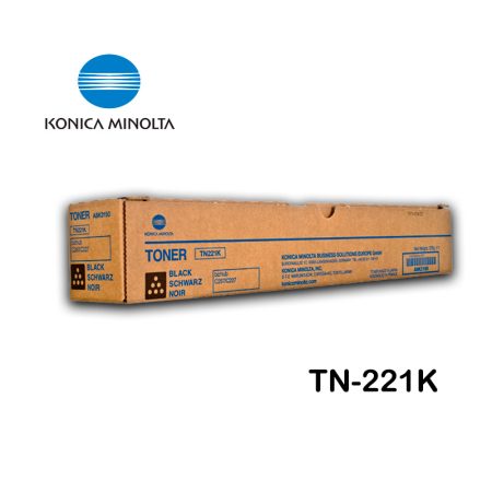 Toner Konica Minolta TN221K Black A8K3150 Bizhub C227, C287