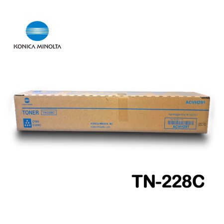 Toner Konica Minolta Tn-228C CYAN Bizhub C-266I, 286i 28,000 Paginas