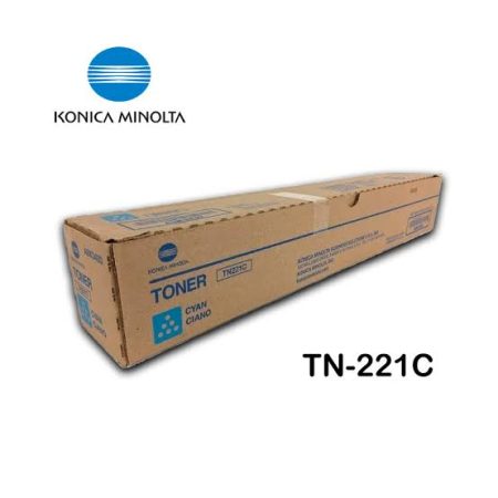 Toner Konica Minolta TN221C CYAN A8K3150 Bizhub C227, C287