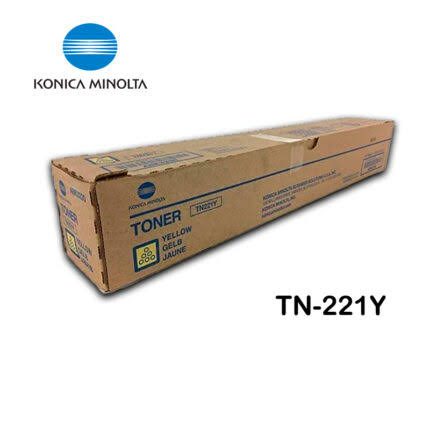 Toner Konica Minolta TN221Y YELLOW A8K3150 Bizhub C227, C287